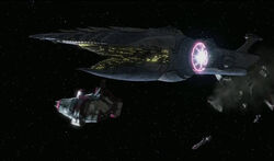 Malevolence targets frigate