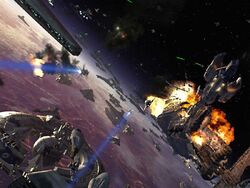 Guerra en la orbita de coruscant