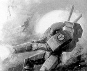 Armadura Mimética XV15 Sombra en combate.jpg