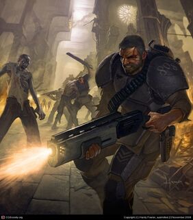 Guardia imperial plaga zombie