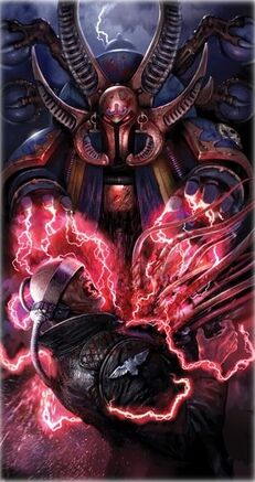Ahriman Mil Hijos Caos Chaos Hechicero Warhammer 40k Wikihammer.jpg