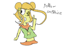 Yellow sapphire gemsona