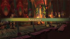 Andante Intro Screen