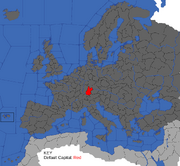 "Map showing provinces that can form Würtemberg"
