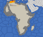 Algiers starting position in 1419, 1492, 1773, and 1795
