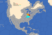 "Map showing Shawnee's starting position in 1795"