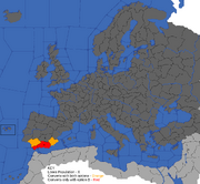 "Map showing provinces affected by Torquemanda and the Expulsion of the Moors event"