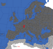"Map showing Strassburg's starting position"