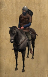 Castillian Caballero Villano mounted