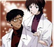 Gendo y Yui Ikari