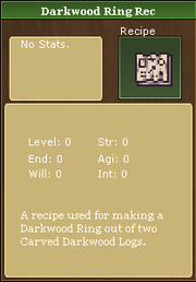 Dark Wood Ring Recipe