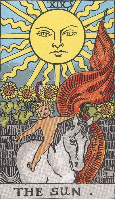 RWS Tarot 19 Sun