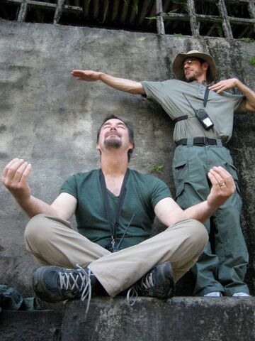 File:Expendables stuntmen Andy Gill and Chris Palermo dork around on-set.jpg