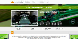 Caterham crowdfunding page