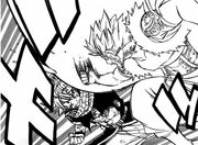 Natsu face à Sting