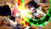 Natsu affrontant Brain II.png