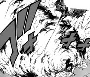 Mald Gheel esquive le Hurlement de Natsu