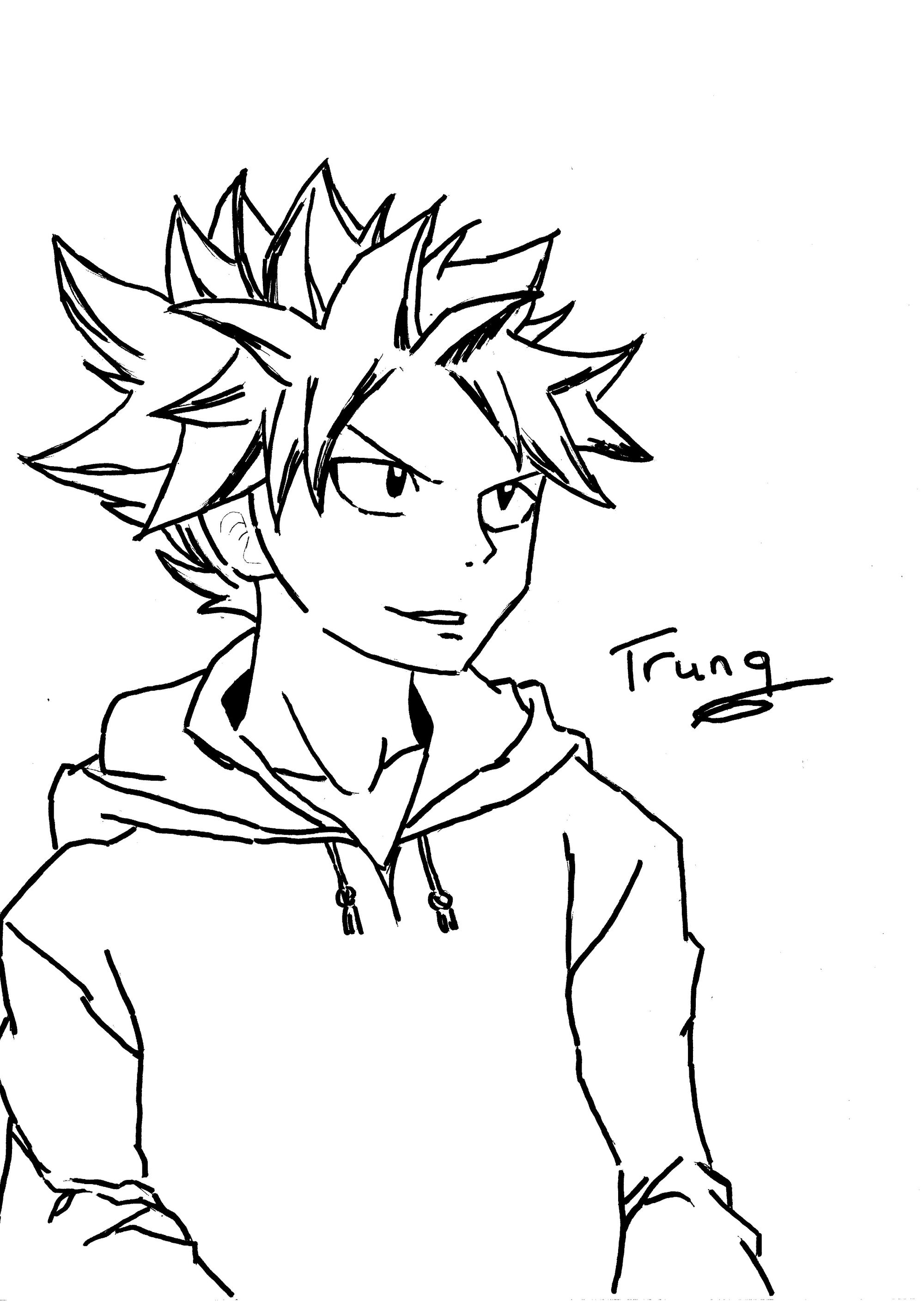 Comment Dessiner Grey De Fairy Tail Image - Dessin natsu.jpg | Fairy Tail Wiki | FANDOM powered by Wikia
