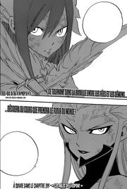 Erza et Kyôka se font face