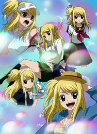 Lucy in her own imagination