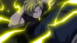 Yuri develops Lightning Magic