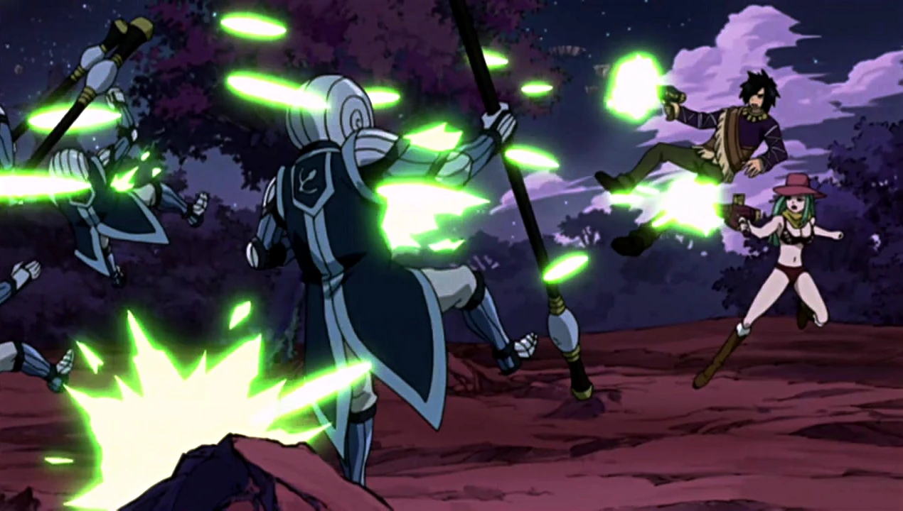 Image EdoAlzack and EdoBisca with guns.jpg Fairy Tail Wiki FANDOM powered by Wikia