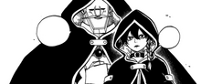 Hoteye and Midnight watch over Jellal and Erza's conversation.png