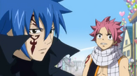 Natsu zaszokowany obliczem Mystogana.png