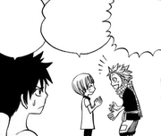 Lisanna helps Natsu