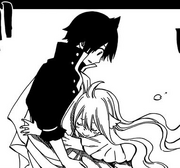Mavis hugs Zeref