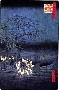 Kitsune painting