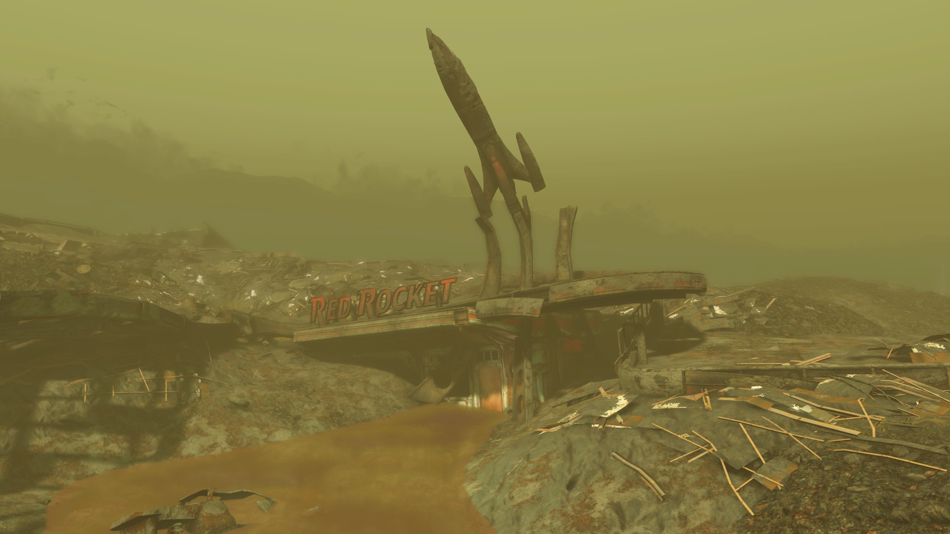 Fallout 4 glowing sea red rocket фото 6