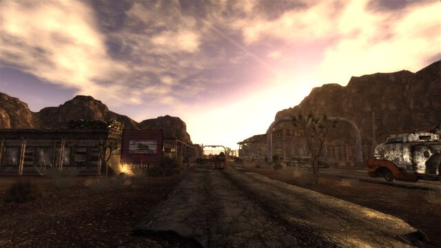 File:Mojave Outpost at nightfall.jpg