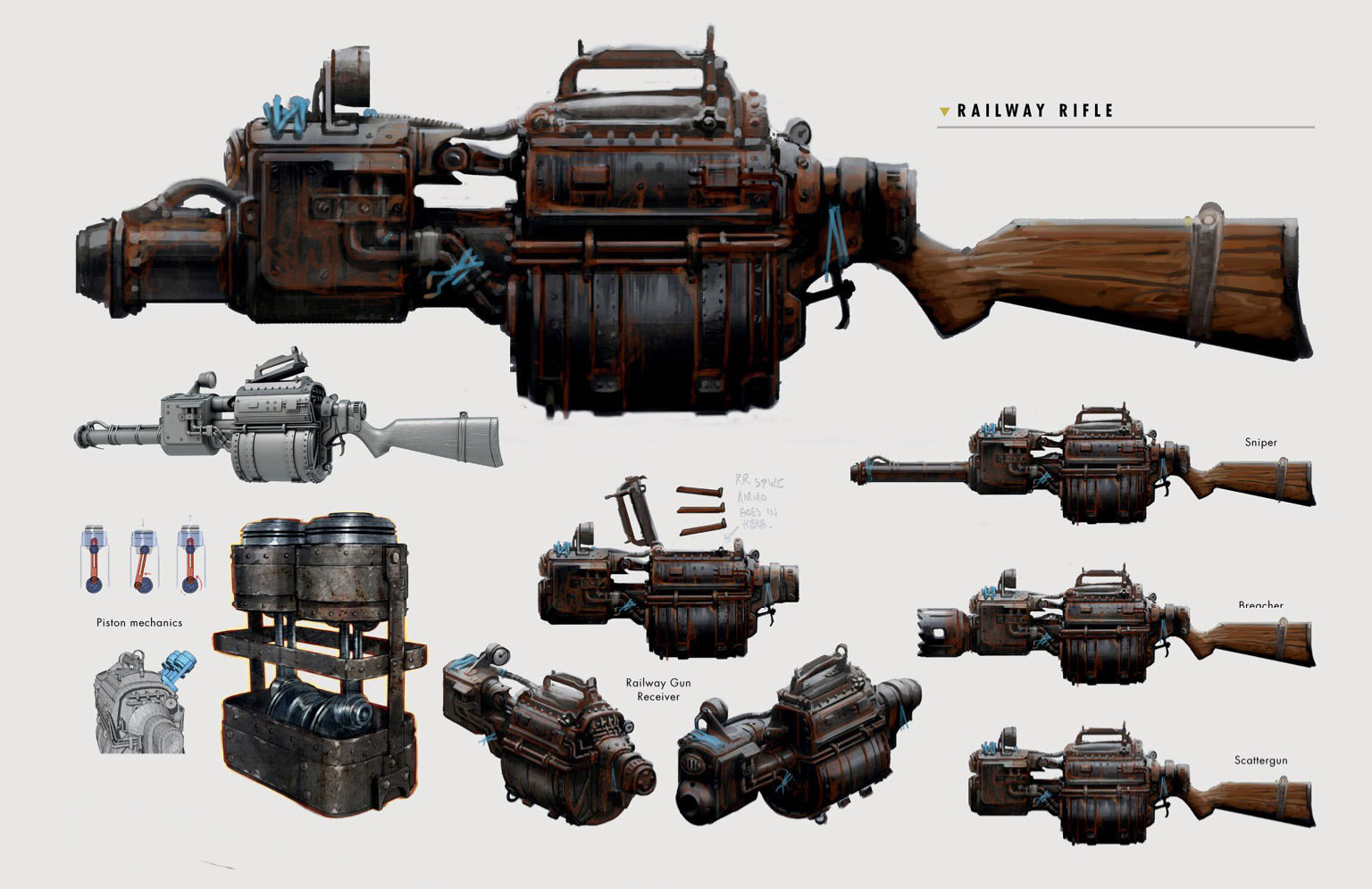 Image - Art of FO4 Railway Rifle.jpg | Fallout Wiki | FANDOM powered by ...