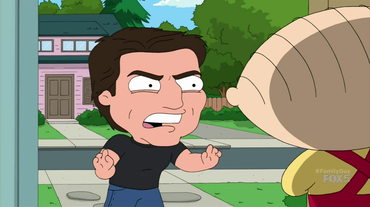 does tom cruise voice himself in family guy