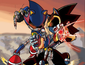 Metal sonic vs shard coloured version by leonarstist06-d60i8oh