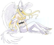 Lady Angewomon by Angemon