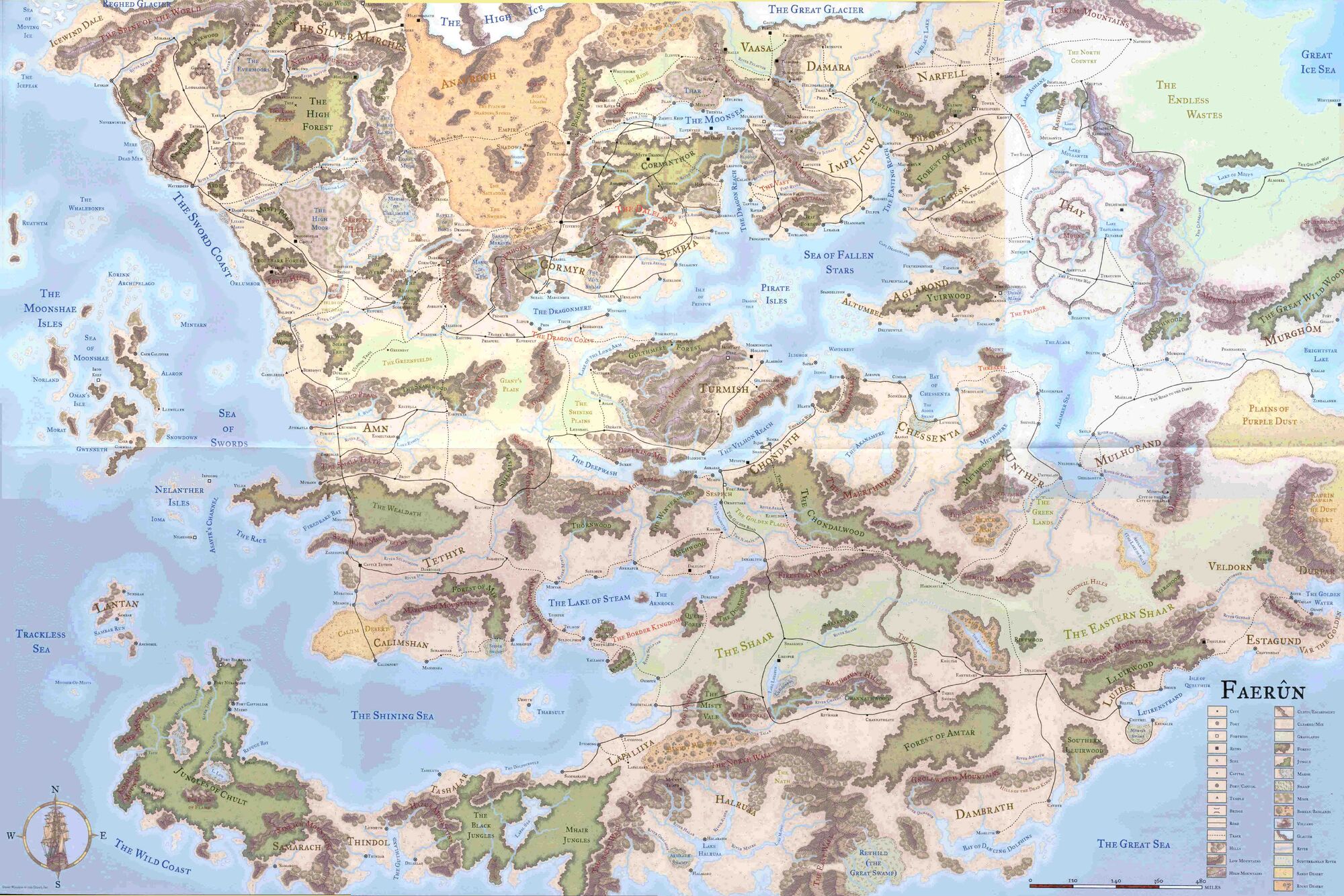Obraz - Faerun.jpg | Fantasypedia | FANDOM powered by Wikia