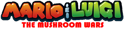 Mario&Luigi TheMushroomWars logo