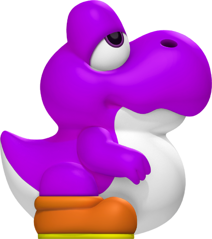 File:Purple Baby Yoshi 3D.png