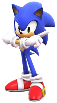 Sonic Adventure pose(Super Smash Bros. Wii U)