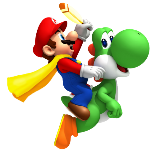File:Cape Mario and Yoshi SMW3D.png