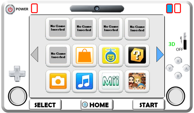 File:WiiPad Controller White Front Realistic Look.png