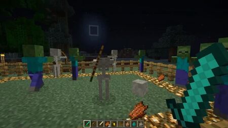 Zombies skeletons