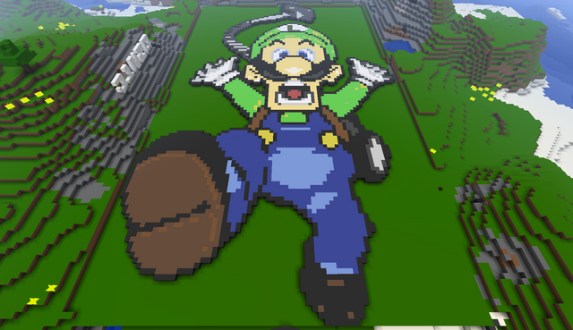 File:Minecraft Luigi.png