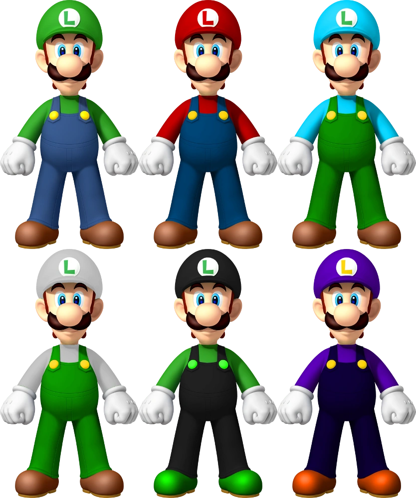 Image - Luigi Palette.png | Fantendo - Nintendo Fanon Wiki | Fandom powered by Wikia
