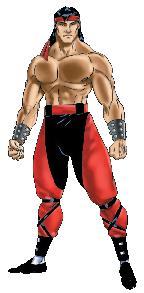 Mortal Kombat - Liu Kang's consept art as seen in Mortal Kombat 3