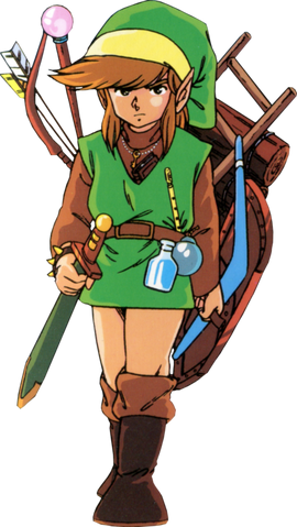Link LOZ with items