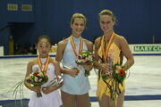 2008-2009 JGPF Ladies Podium