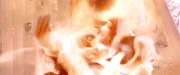 Ashley on fire